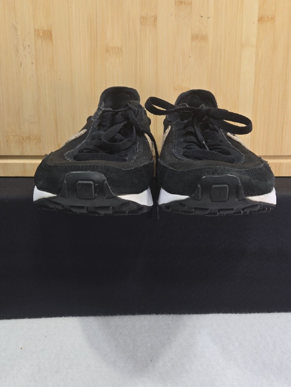 Nike Woman's Waffle One SE "Black Leopard" DJ9776-001 - Picture 7 of 11